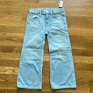 NWT High Rise Baggy Wide Leg Girls Jeans-Size 6